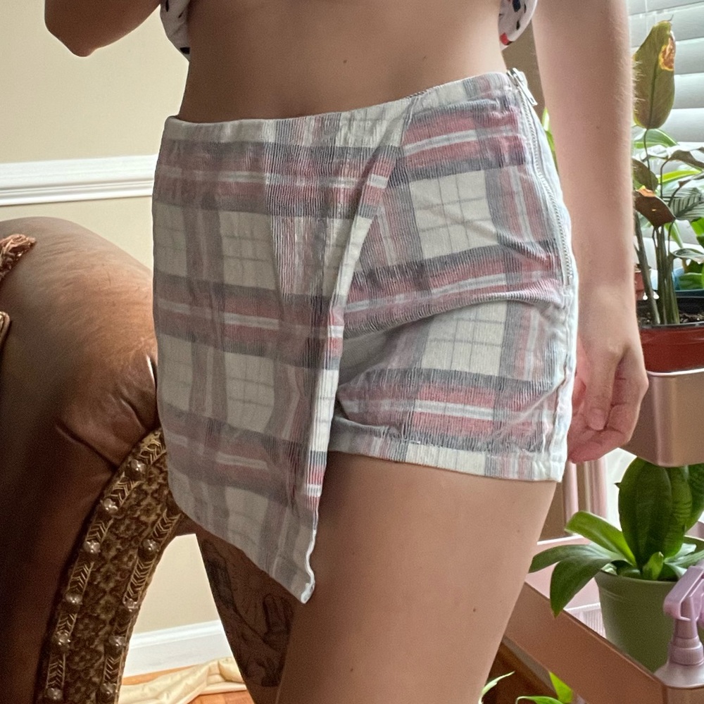Plaid skort